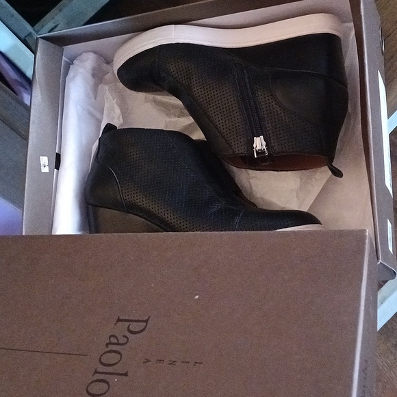 Paolo Black perforated nappa sneakers 🖤with box - Picture 8 of 8